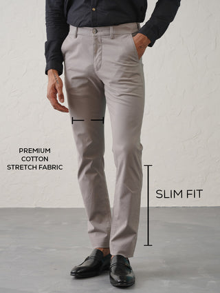The Regular Fit Travel Chino - Grey