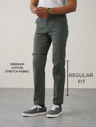 The Regular Fit Daylong Chino - Stained Olive