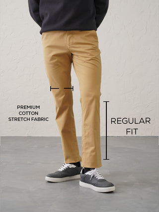 The Regular Fit Daylong Chino - Old Camel