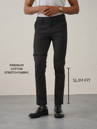 The Slim Fit Daylong Chino - Black Beast