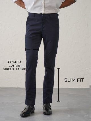 The Slim Fit Travel Chino - Navy