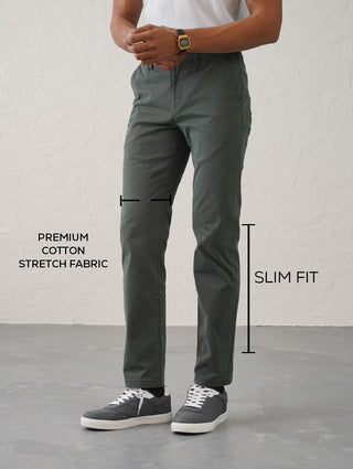 The Slim Fit Daylong Chino - Stained Olive