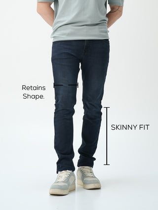 Skinny fit City Denim- Royal Navy