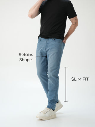 Slim fit City Denim- Santorini Blue
