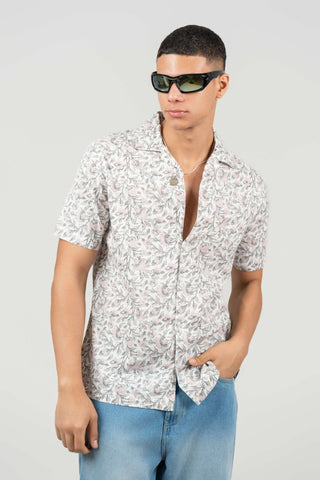 Pink Cuban Collar Shirt – Regular Fit - Gimaq - The magic shuffle!