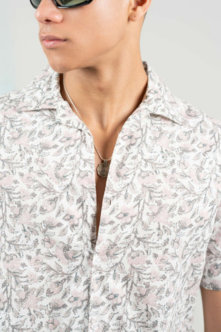 Pink Cuban Collar Shirt – Regular Fit - Gimaq - The magic shuffle!