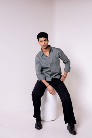 Regular Fit Sea Green Shirt - Gimaq - The magic shuffle!