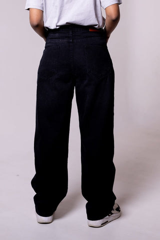 Straight fit Denim - Charcoal Black - Gimaq - The magic shuffle!