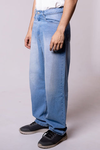 Straight fit Denim - Washed Blue - Gimaq - The magic shuffle!