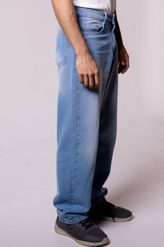 Straight fit Denim - Washed Blue - Gimaq - The magic shuffle!