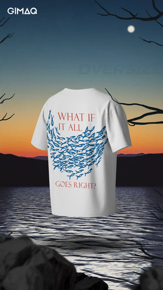 What if I Fall - Oversized T shirt - Gimaq - The magic shuffle!