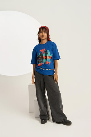 "Who Let the Dogs Out" Graphic Tee – Women's Oversized Streetwear T-Shirt - Gimaq - The magic shuffle!