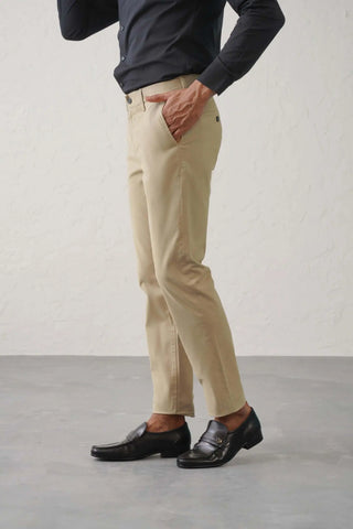 The Regular Fit Daylong Chino - Old Camel minus1lifestyle