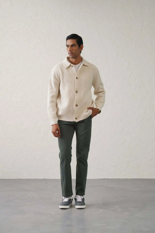 The Regular Fit Daylong Chino - Stained Olive minus1lifestyle