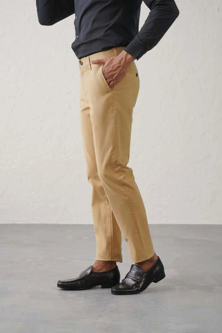 The Slim Fit Daylong Chino - Old Camel minus1lifestyle
