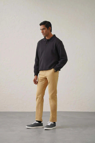 The Slim Fit Daylong Chino - Old Camel minus1lifestyle
