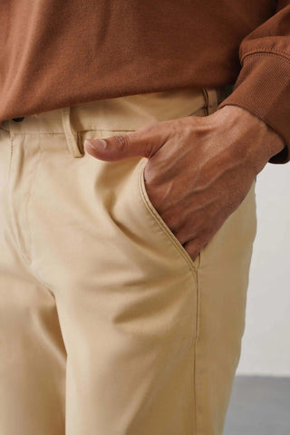 The Slim Fit Daylong Chino - Old Camel minus1lifestyle