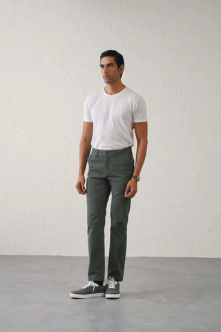 The Slim Fit Daylong Chino - Stained Olive minus1lifestyle