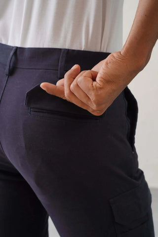 The Slim Fit Pro Cargo Pants - Navy Minus One
