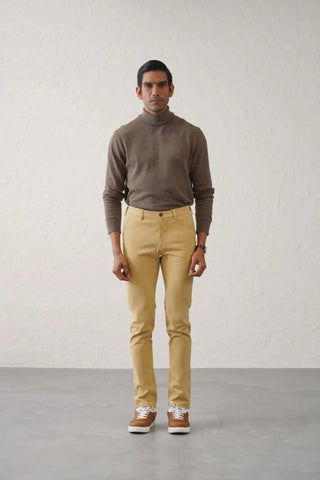 The Slim Fit Travel Chino - Khaki Minus One